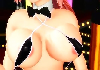 3D MMD Super Sonico Does the Bikini Dance