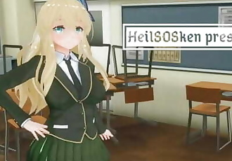 3d hentai Sena kashiwazaki Sesso in school.