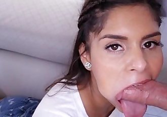 Teen With Braces Katya Rodriguez Sucking Sloppy Cock