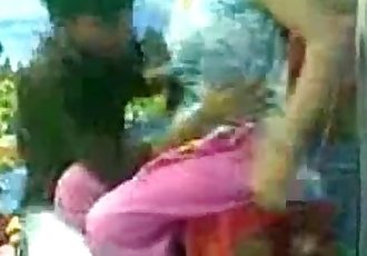 BANGLADESHI - Horny Young Lover Kissing In A Studio