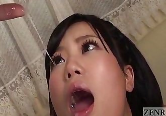 Extreme Japanese gokkun cum play with Uta Kohaku Subtitled - 5 min