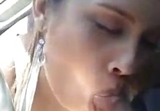 18yr old Maria blowjob in the car