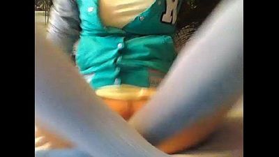 Omegle Hot babe Masturbating on Webcam