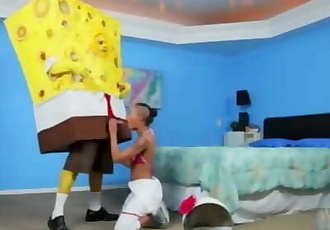 spongebob เซ็กส์ ฟองน้ำลูกบิด สแควร์นัท