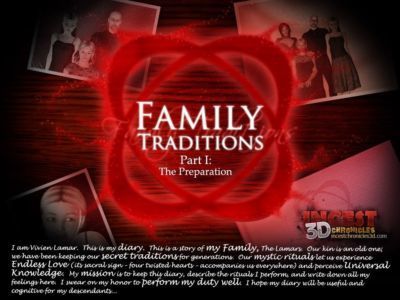 gia đình traditions. phần 1 incest3dchronicles
