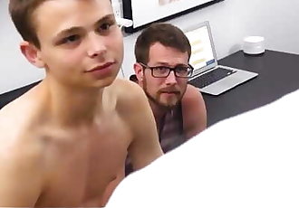 Step Dad And Son Doctors Office Visit Threesome With Doctor