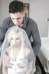 блондинка Невеста Эшли Пожары Принимая кончил в рот на Свадьба Ночь