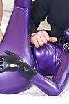 Kinky fetish sex with Latex Lucy feeling sex toys inserted into cunt - part 2