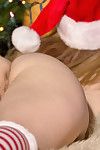 एकल लड़की Alaina फॉक्स मुक्त बड़ी प्राकृतिक स्तन फार्म क्रिसमस संगठन - हिस्सा 2