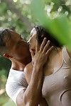 busty Europejski Piękno Felicja pocałunek biorąc Hardcore Anal seks na świeżym powietrzu
