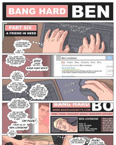 Bang Hard Ben - Parts 6-10 Twinks Gay Patrick Fillion Class Comics Studs Hunks