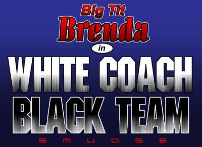 vlekken groot tit Brenda - wit coach zwart team