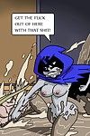 Dboy Raven and Terra Mud Fight (Teen Titans) - part 4
