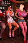 Increíble tetona D chicas Mostrando grande Tetas en el Bar - Parte 442