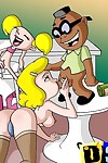 Famous toons in real crazy threesome orgies - part 2262