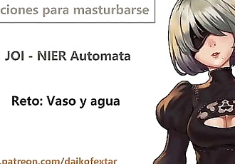 joi Hentai 2b, nier autómata En español. instructions para masturbarse. tame 9 min