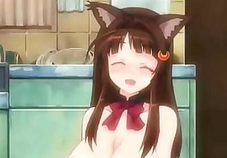 Nóng khổng lồ bộ ngực Anime học sinh chết tiệt trong bếp 5 anh min
