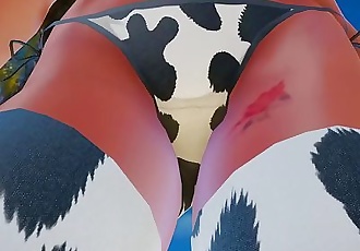 3D MMD Break A Sweat Featuring Holstein Ushiko