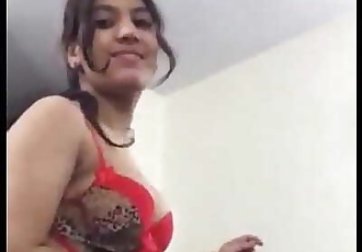 Indian girl hot dance with her office manager - 43 sec
