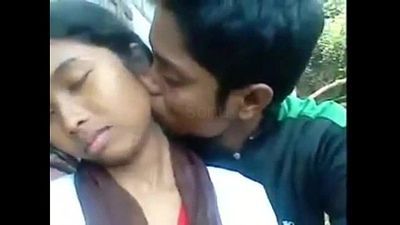 Desi Indian Girl blow job with her boy friend out door - 4 min