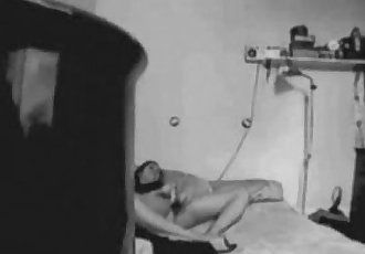 My nasty mom caught masturbating by hidden cam in bed room - 1 min 28 sec