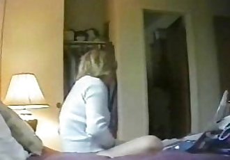 Moms masturbating caught by bad sons. Hidden cam - 1 min 0 sec